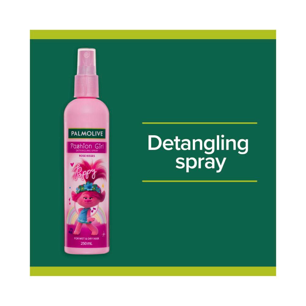 Palmolive Fashion Girl Rose Petals Detangler Spray - 250mL