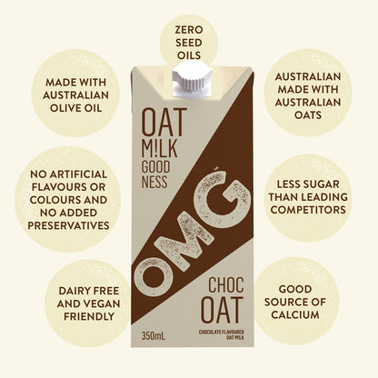 Oat Milk Goodness Omg Chocolate Oat Milk 350ml