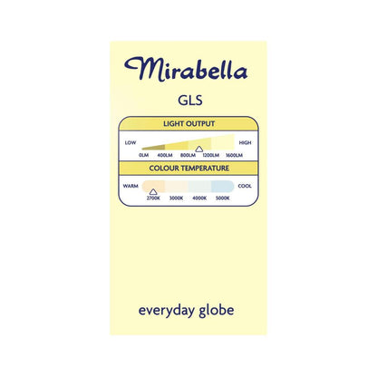 Mirabella Led 2pk Gls BC 11w 1000lum 2700k Warm White A60 - 2 Pack