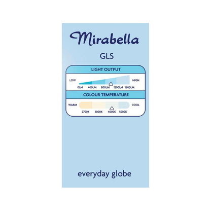 Mirabella Led 2pk Gls BC 11w 1000lum 4000k Cool White Brand A60 - 2 Pack