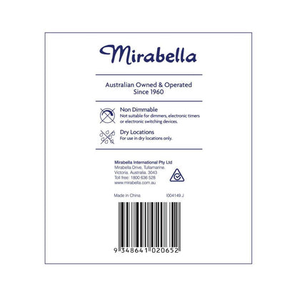 Mirabella Led 2pk Gls BC 11w 1000lum 4000k Cool White Brand A60 - 2 Pack