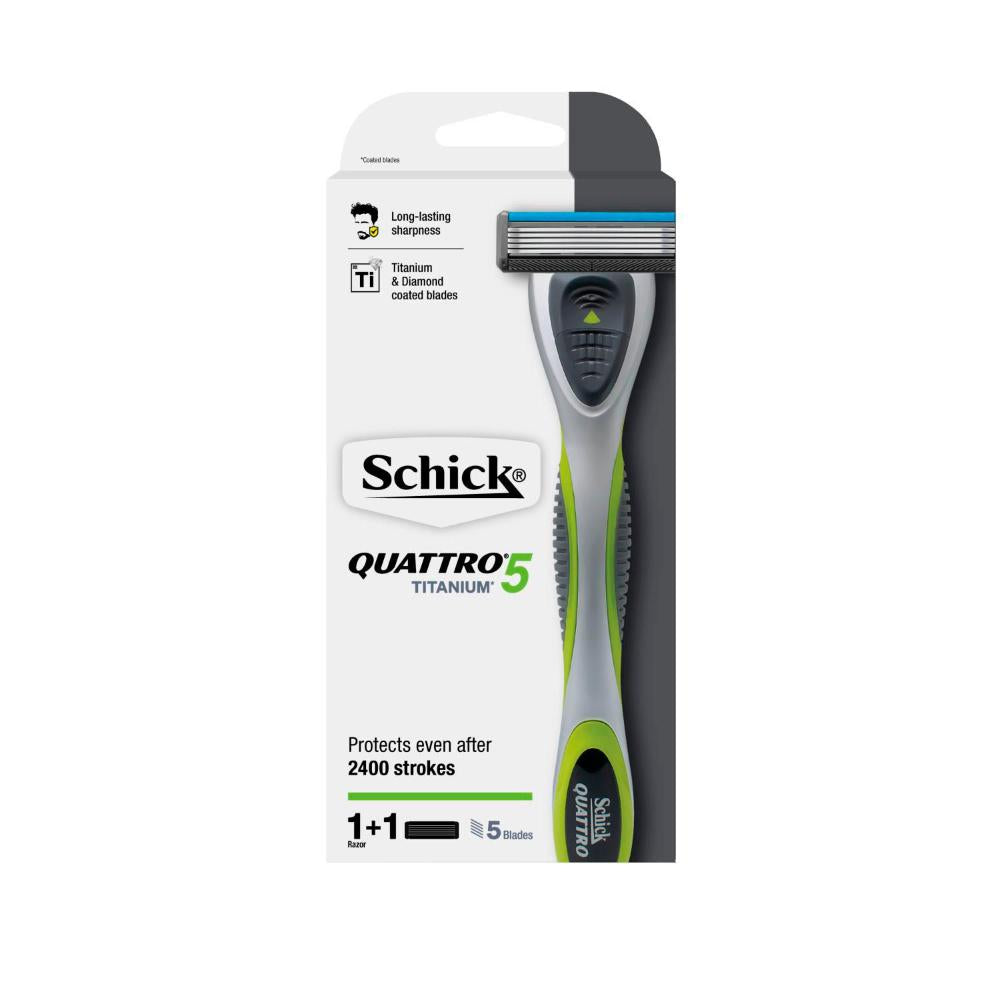 Schick 5 Razor Kit + 1 Refill Blade - 1 each