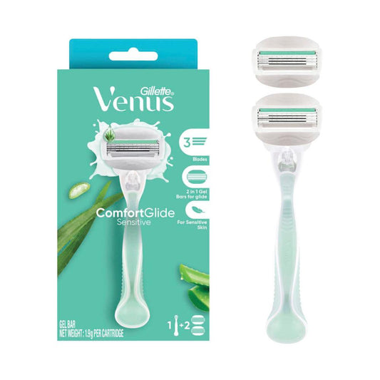 Gillette Venus Comfortglide Sensitive Razor With 2 Refils - 1 Each