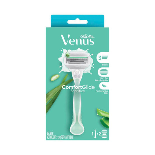 Gillette Venus Comfortglide Sensitive Razor With 2 Refils - 1 Each
