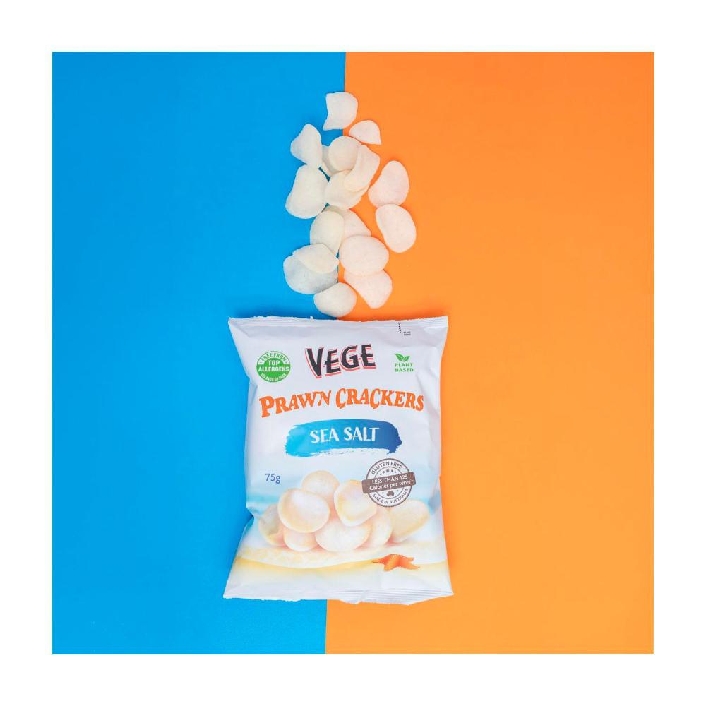 Vege Vegan Prawn Crackers Sea Salt - 75g