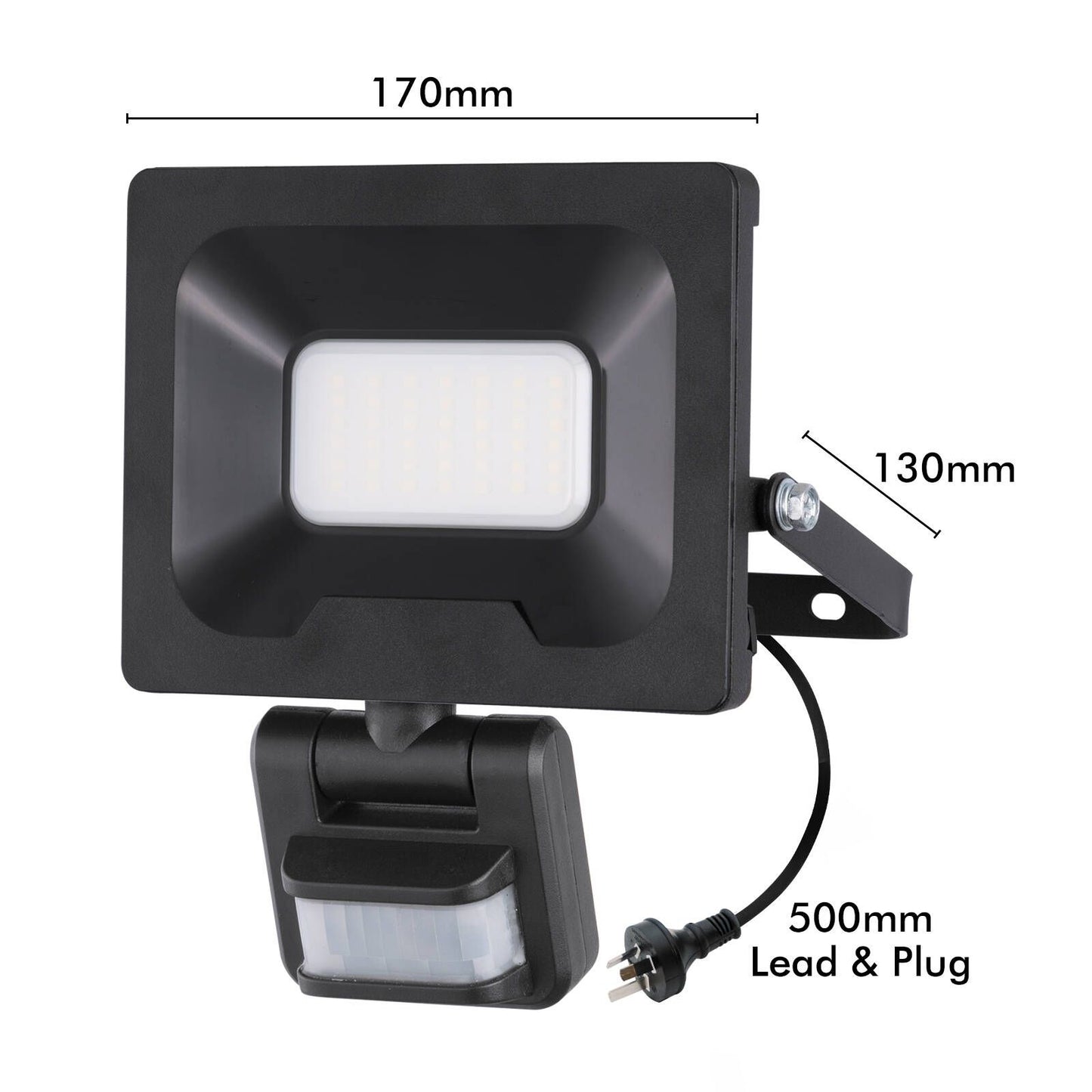 Arlec Smart CCT LED Security Sensor Floodlight - 24W - 2500lm