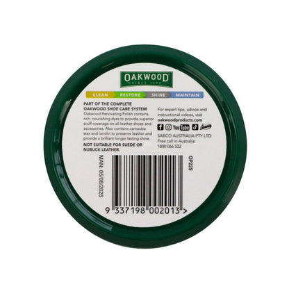 Oakwood Renovating Polish Black - 65g