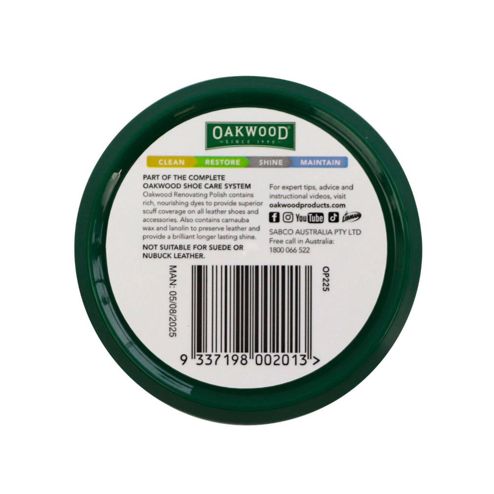 Oakwood Renovating Polish Black - 65g