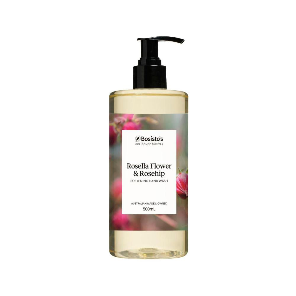 Bosistos Hand Wash Rosella Flower & Rosehip - 500mL