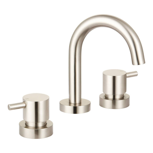 Mondella Resonance Basin Set - 1/4 Turn - 245 x 160 x 140mm - Brushed Nickel