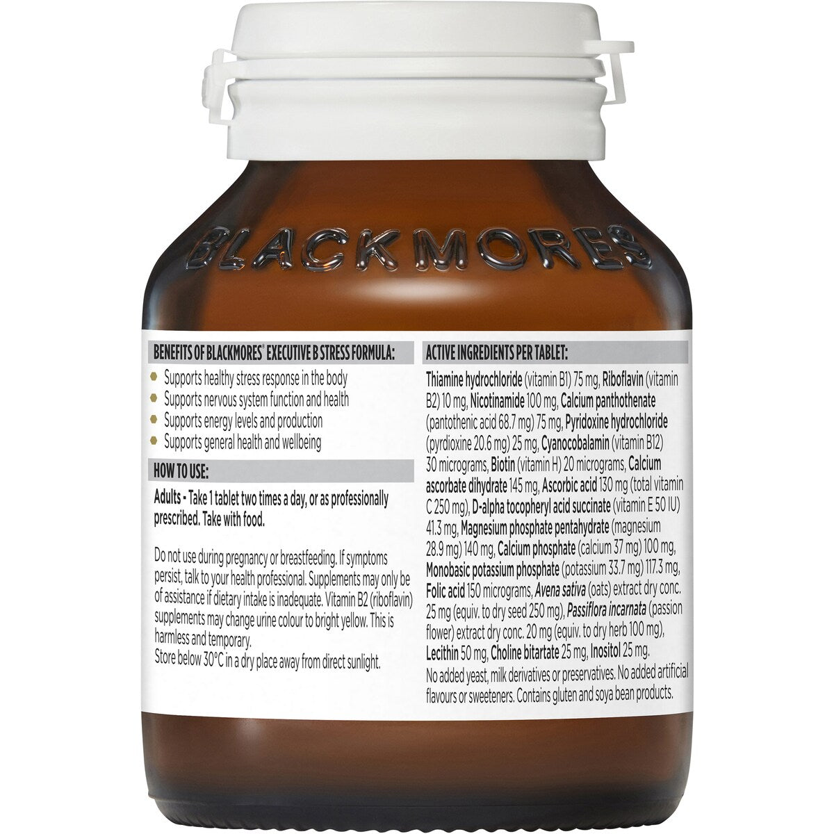 Blackmores Executive B Stress Formula 62 Tablets