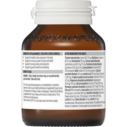 Blackmores Executive B Stress Formula 62 Tablets