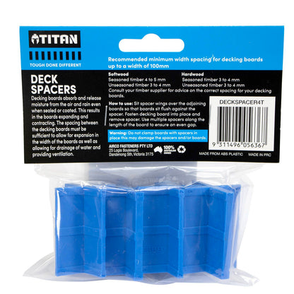 Titan Deck Spacers - 4 Sizes - 4 Pack