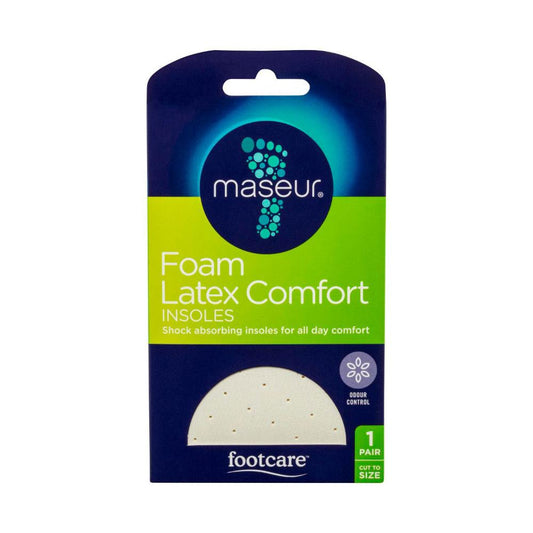 Maseur Foam Latex Comfort Insole 1 Pair - 1 each