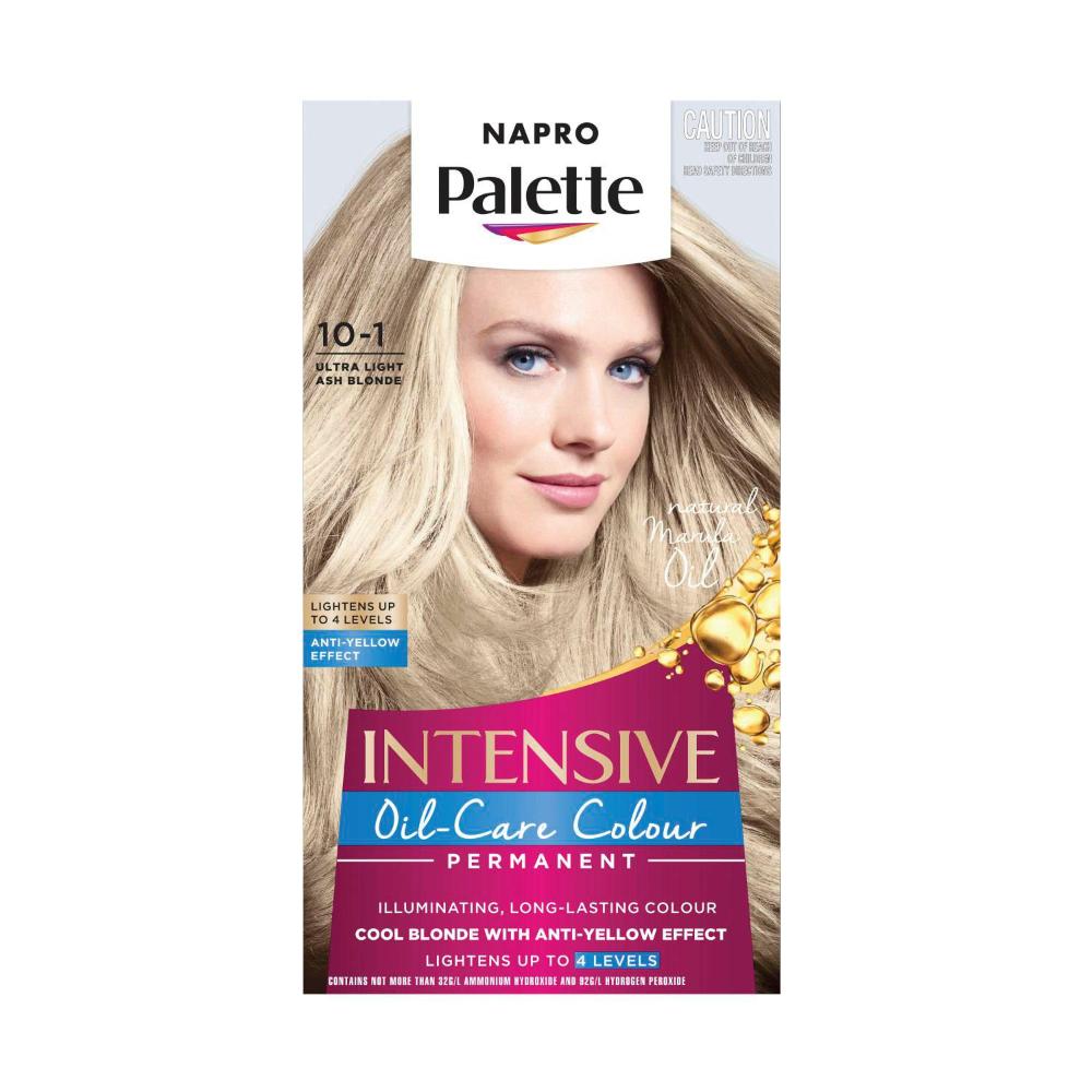 Napro Palette 10-1 Ultra Light Ash Blonde Permanent Hair Colour - 1 pack