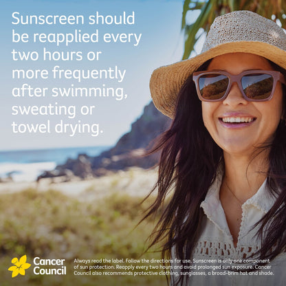 Cancer Council Sensitive Sunscreen Pump Bottle Spf 50 Plus 200ml
