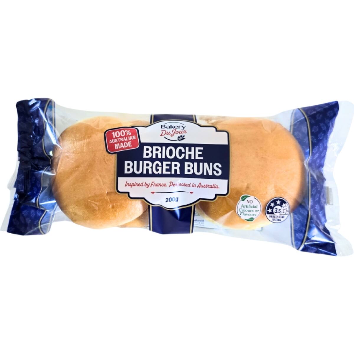 Bakery Du Jour Brioche Burger Buns 4 Pack