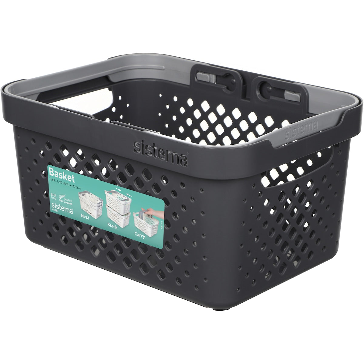 Sistema Laundry Stack & Nest Basket 5.25l