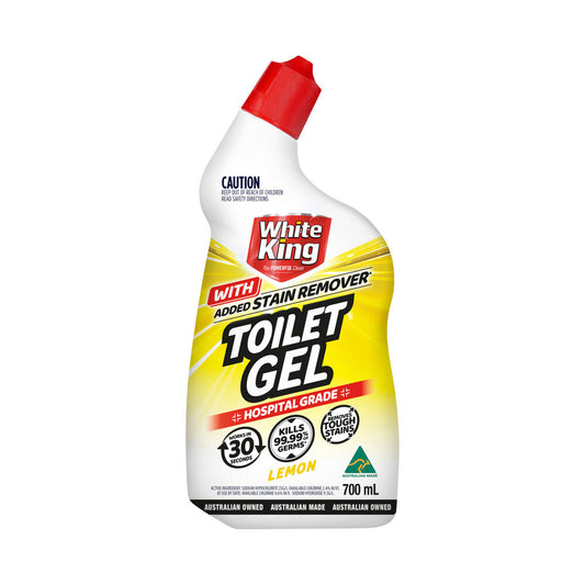 White King Lemon Power Toilet Cleaner Gel - 700mL