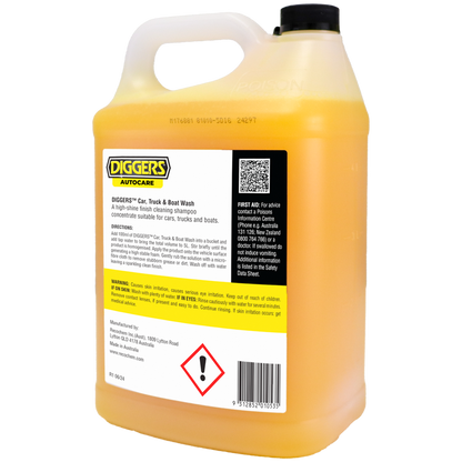 Diggers Car Truck Boat Wash - 5L