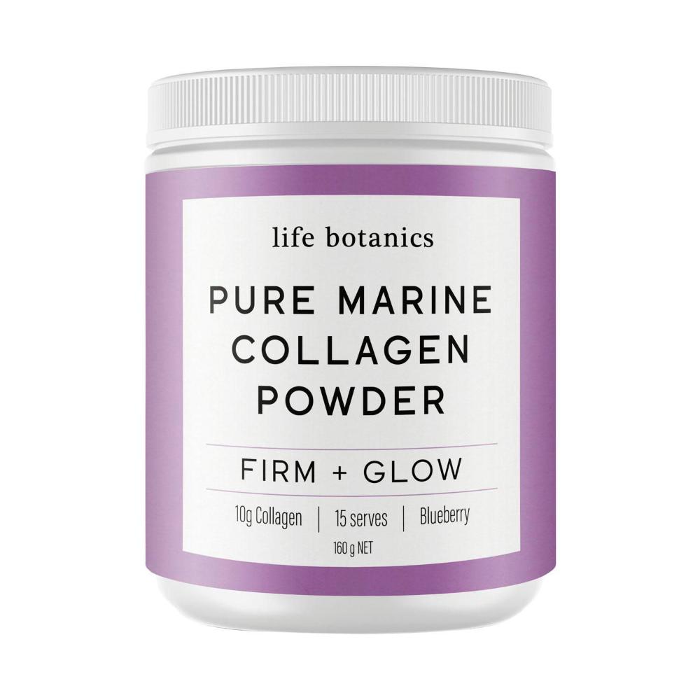 Life Botanics Pure Marine Collagen Blueberry Powder - 150g