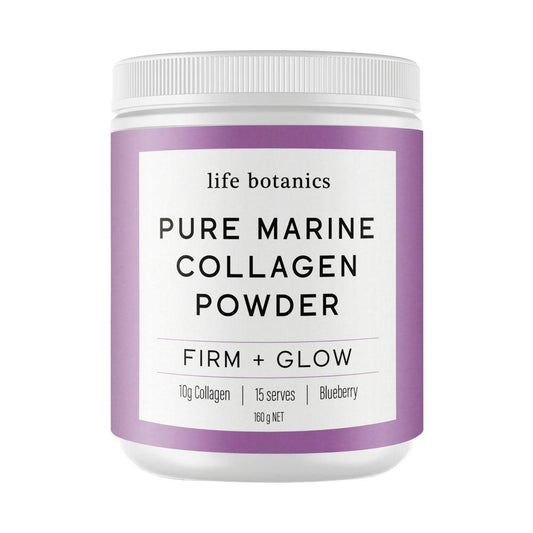 Life Botanics Pure Marine Collagen Blueberry Powder - 150g