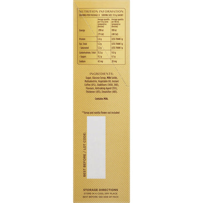 Moccona Hot/Iced Vanilla Latte Sachets 8 Pack, 1pc
