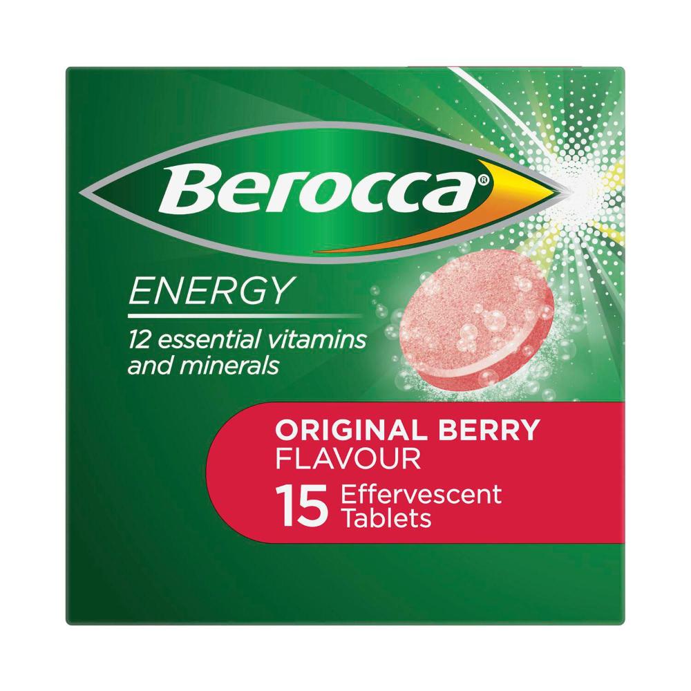 Berocca Energy Effervescent Original Berry - 15 pack