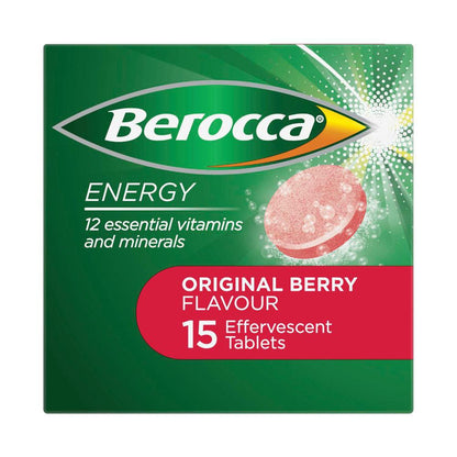 Berocca Energy Effervescent Original Berry - 15 pack