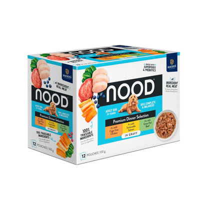 Nood Wet Dog Food Favourites In Gravy 12x100g