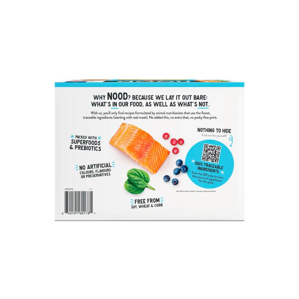 Nood Wet Dog Food Salmon In Gravy 12x100g