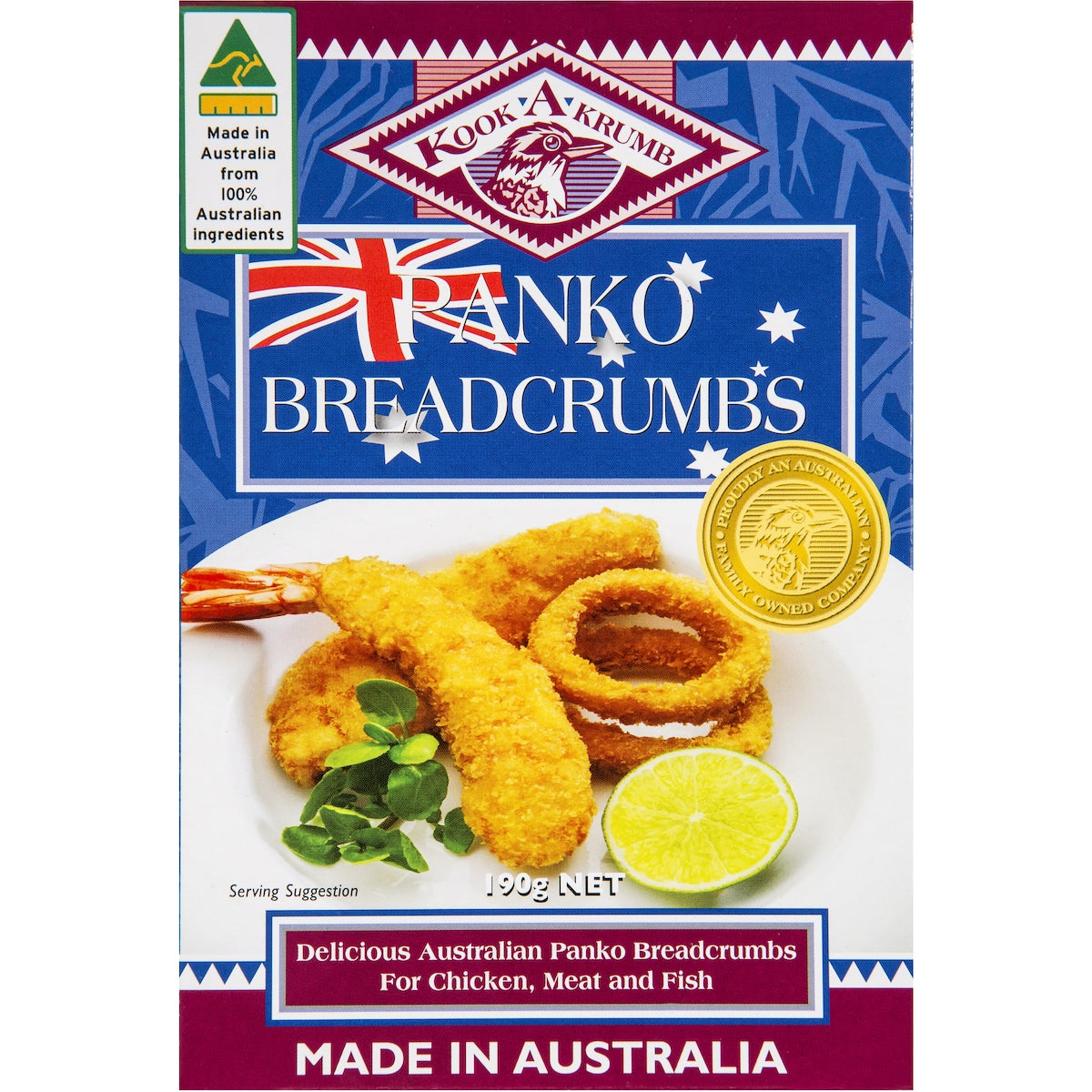 Kook A Krumb Panko Breadcrumbs 190g