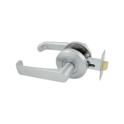 Gainsborough Neue Telo Passage Lever Set - Brushed Satin Chrome - 138 x 65mm
