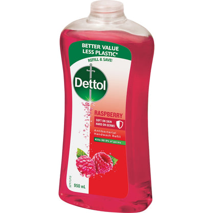 Dettol Antibacterial Handwash Refill Raspberry 950ml