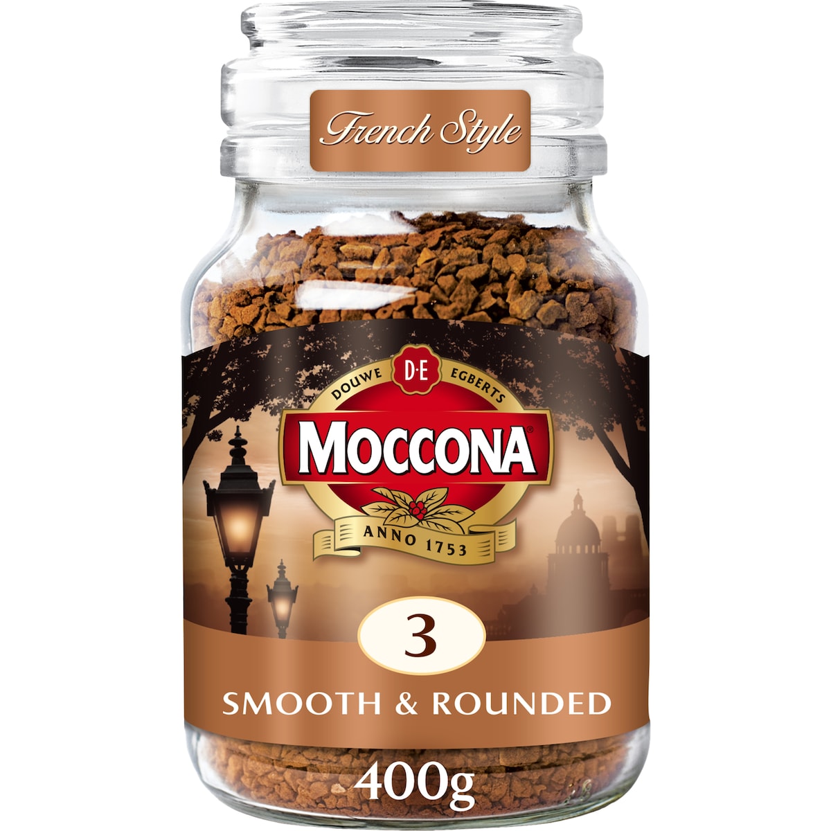 Moccona French Style Coffee Smooth 400g, 1pc