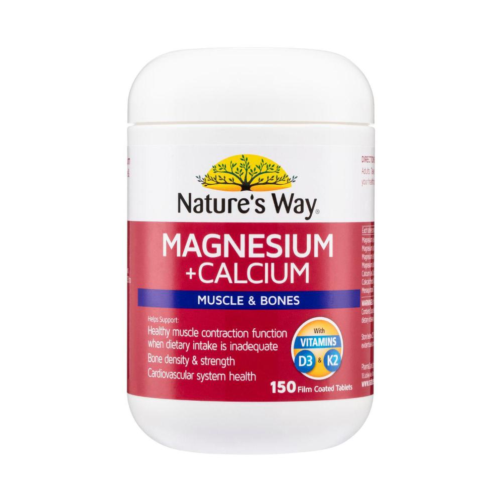 Nature's Way Magnesium + Calcium Bones - 150 pack