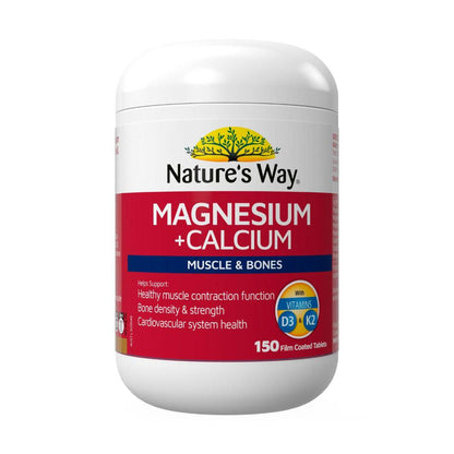Nature's Way Magnesium + Calcium Bones - 150 pack