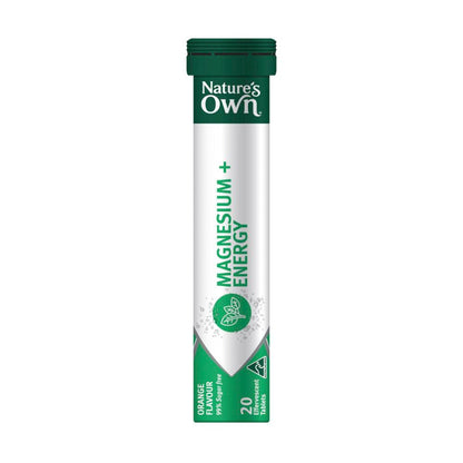 Nature's Own Effervescent Magnesium + Energy - 20 Pack