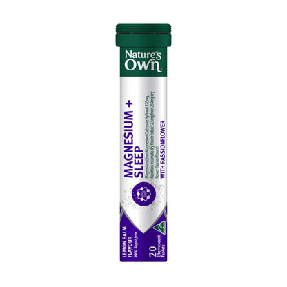 Nature's Own Magnesium + Sleep Effervescent With Passionflower - 20 pack