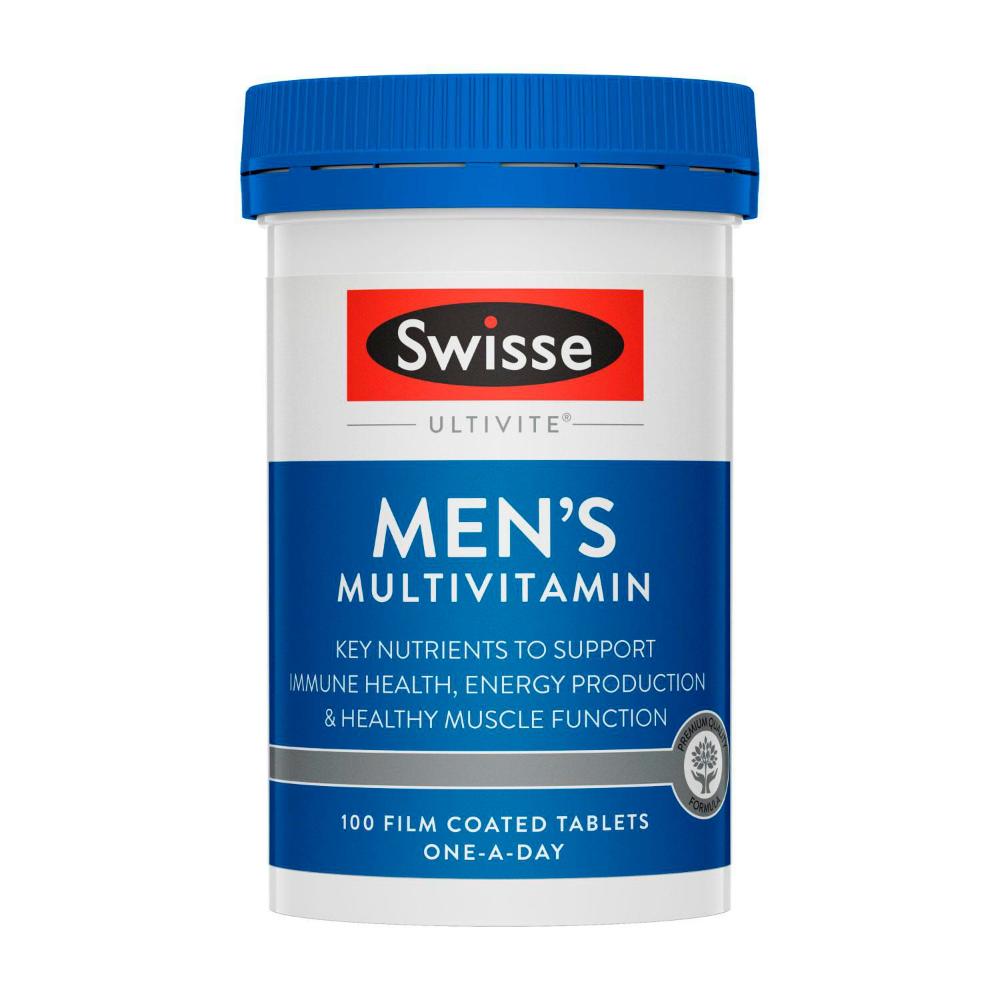 Swisse Ultivite Men's Multivitamin With Key Nutrients - 100 pack