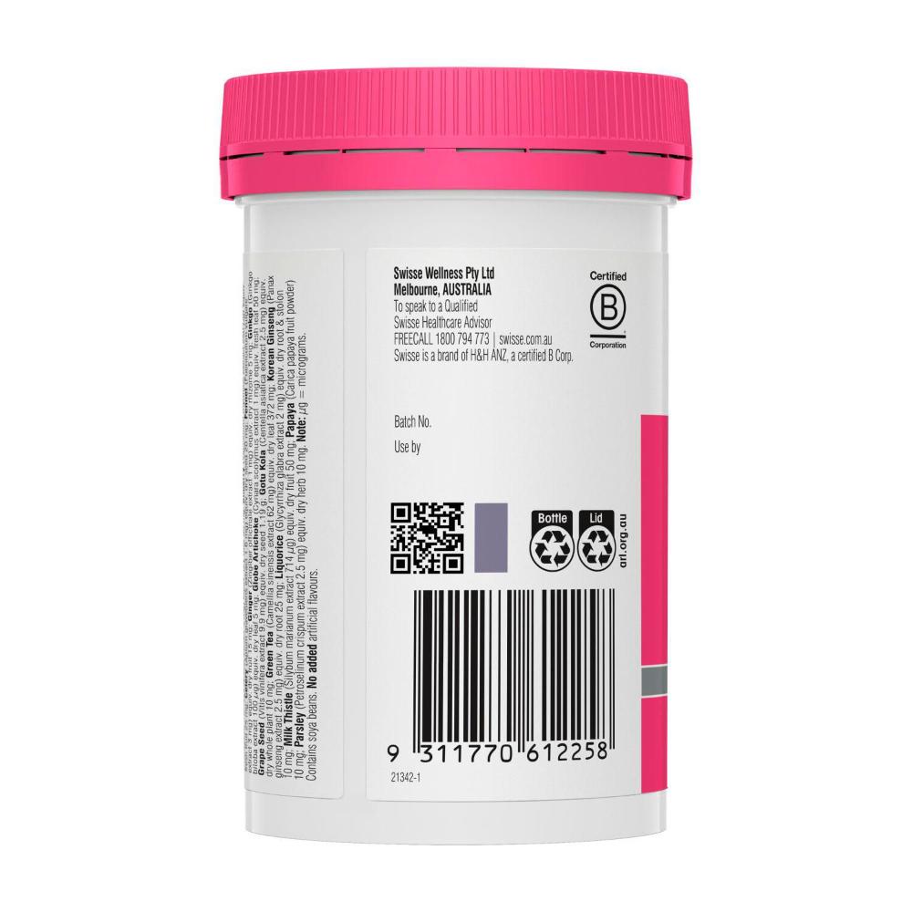 Swisse Ultivite Women's Multivitamin With Key Nutrients - 100 pack