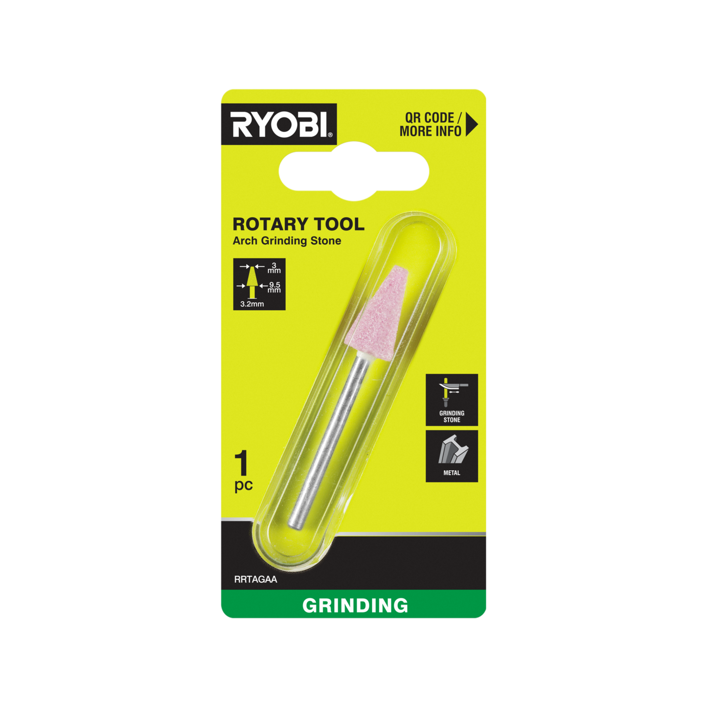 Ryobi Rotary Arch Grinding Stone - 9.5mm