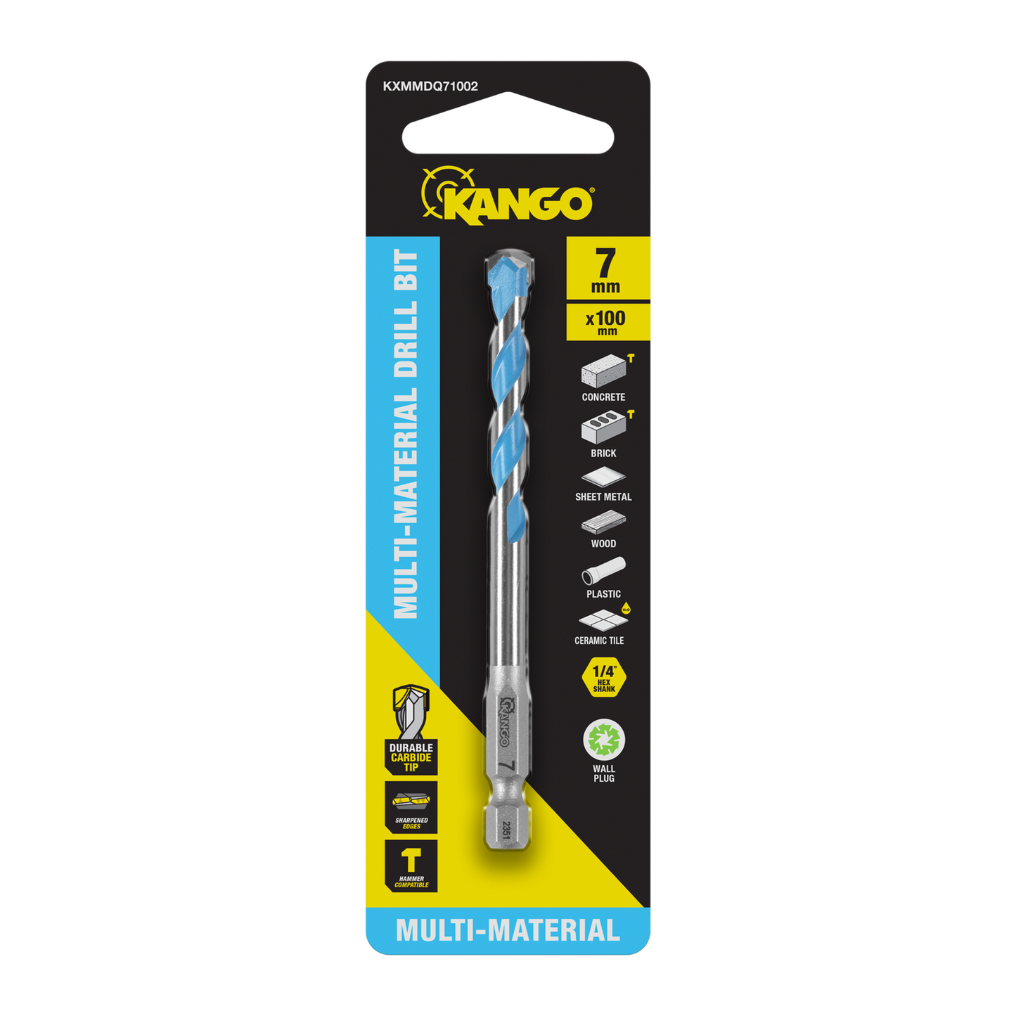 Kango Multi Material Drill Bit - 7mm x 100mm