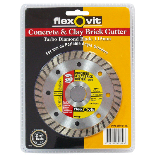 Flexovit Concrete & Clay Brick Cutter - 115mm