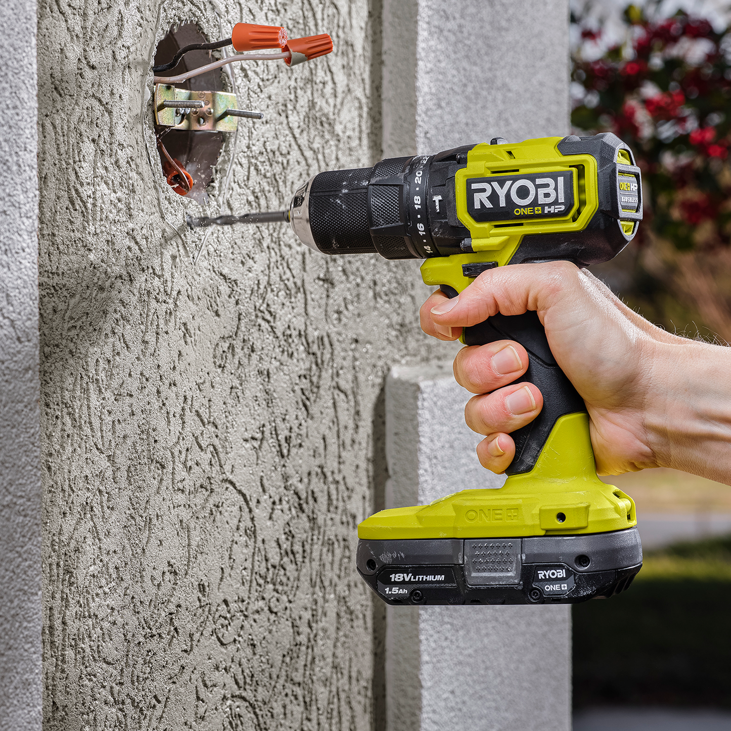 Ryobi HP Brushless Compact Impact Driver & Hammer Drill Kit - 18V ONE+ - 4.0Ah - 2 Piece