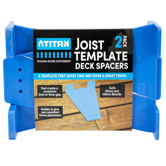 Titan Install Decking Joist Template Spacer - 135 x 100mm - 2 Pack