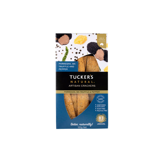 Tuckers Natural Artisan Crackers Truffle Parmesan - 100g
