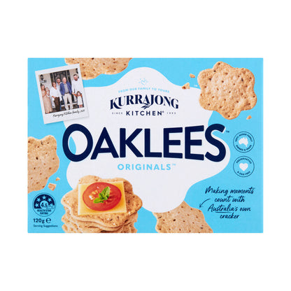 Kurrajong Kitchen Oaklees Original Crackers - 120g