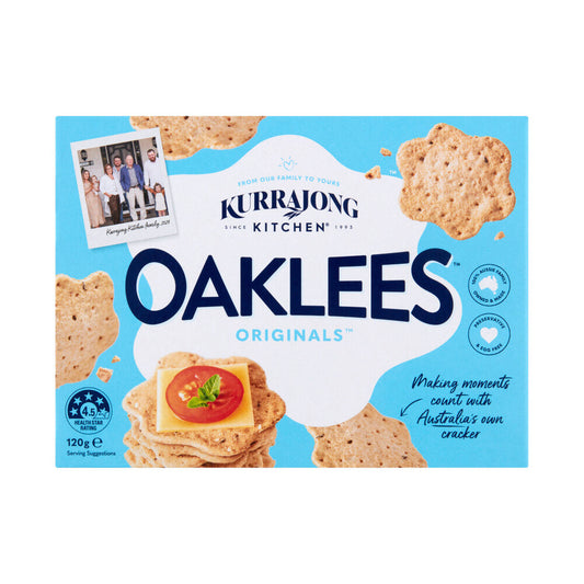 Kurrajong Kitchen Oaklees Original Crackers - 120g