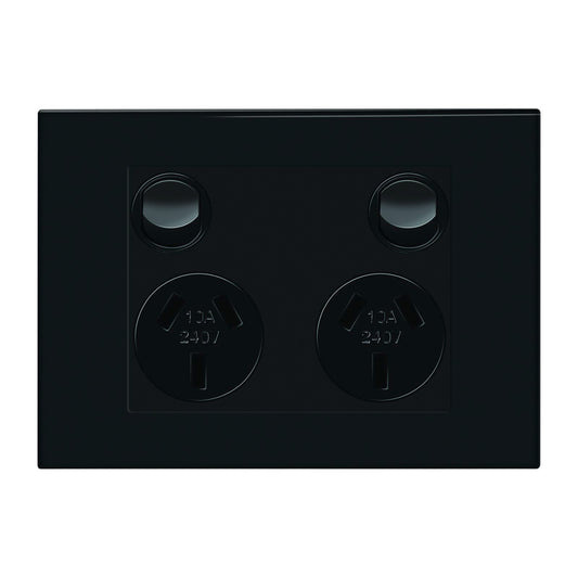HPM Vivo Double Powerpoint - 118 x 85mm - Grey